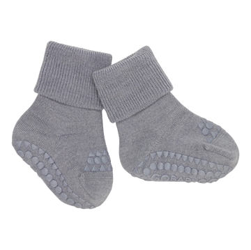 GoBabyGo Non-slip Socks Wool Grey Melange